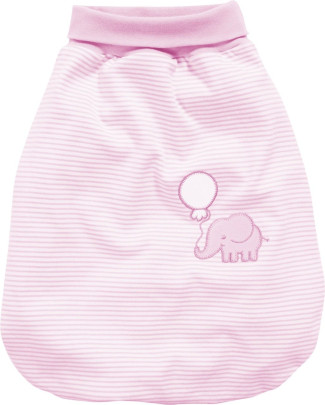 Schnizler Strampelsack Interlock Elefant, Farbe: rosa, Größe: one size 