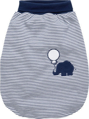 Schnizler Strampelsack Interlock Elefant, Größe: one size, Farbe: marine 