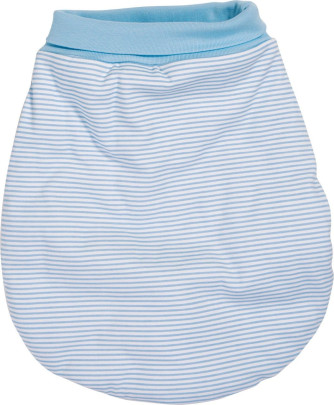 Schnizler Strampelsack Ringel, in weiß/bleu 