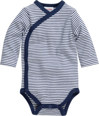 Schnizler Wickelbody Ringel, Größe: 56, Farbe: marine 