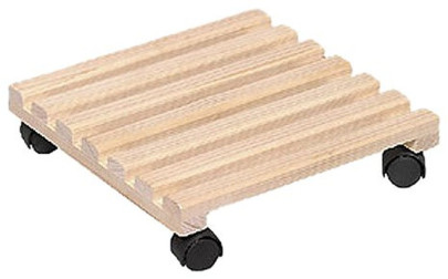 SIENA GARDEN Holz-Rolluntersetzer, eckig Buche, 5 x 2 Latten eckig | Anzahl: 1 Stück