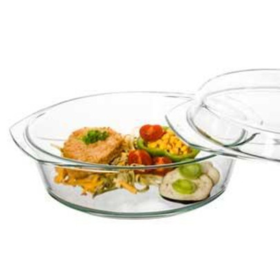 SIMAX Schüssel mit Deckel rund 3,5 Liter, Durchmesser: 26,8 cm 