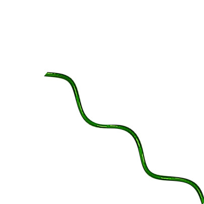 XCLOU GARDEN Spiral-Pflanzenstab, Tomatenspiralstab, grün, 175 cm, 1 Stück 