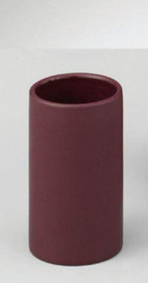 Zeller Zahnputzbecher, Waschbecken Accessoire "Rubber", Keramik 