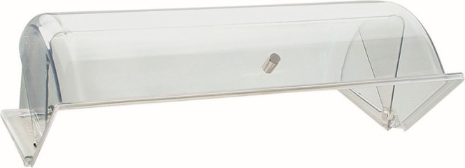 APS Rolltop-Haube -PURE-, SAN, transparent, 44 x 33,5 cm, H: 17 cm