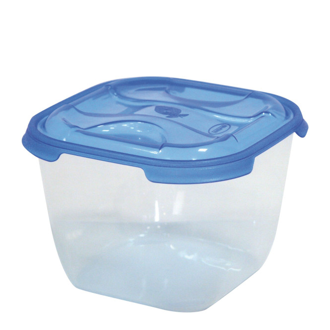 AXENTIA Gefrier-Frischhaltedose Nuvola 3,00 Liter blau quadratisch