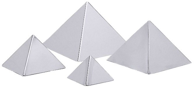 Contacto Edelstahl Pyramide 4,5 x 4,5 cm