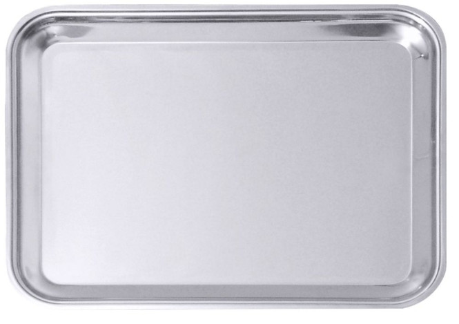 Contacto Edelstahl Tablett, rechteckig, 22 x 17 cm