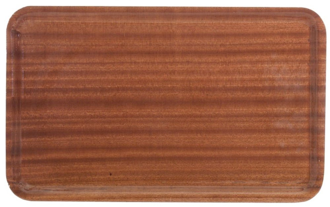 Contacto Holz Tablett GN 1/1, 53 x 32,5 cm rutschhemmend, Farbe Mahagoni