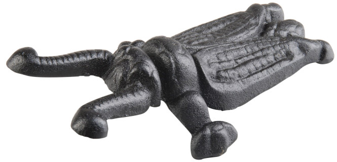Esschert Design Stiefelknecht Motiv Käfer aus Gusseisen, ca. 13 cm x 24 cm x 7,3 cm