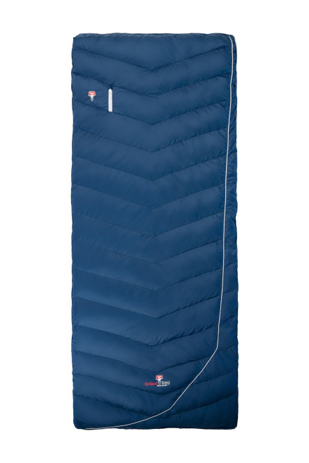 Grüezi bag Biopod DownWool Hybrid Cotton Comfort 200 Camping Schlafsack 1700g, Packmaß Ø21x24cm, für 165-200 cm Körpergröße