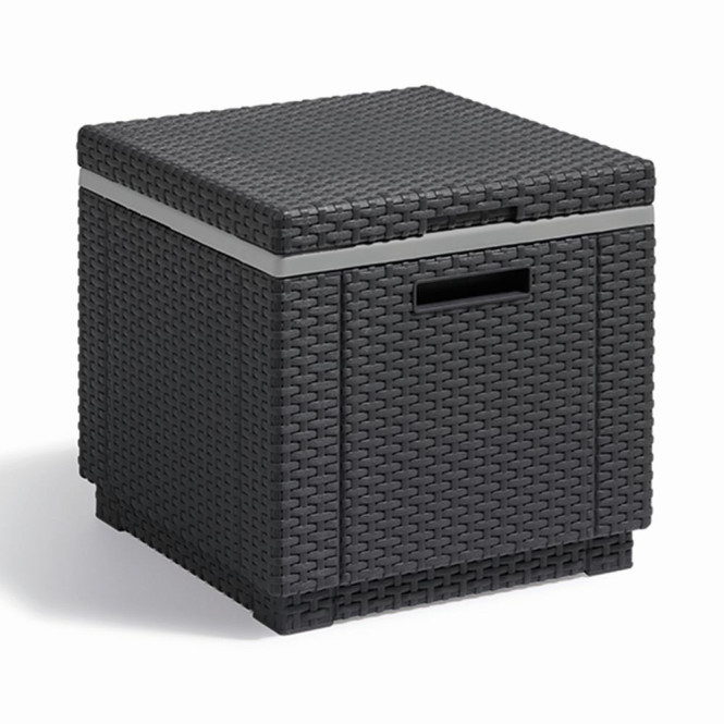 *NEU*: Gartenkühlbox “ICE-Cube” aus Polypropylen, graphit