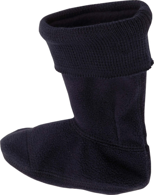 Playshoes Fleece-Stiefel-Socke marine, Größe: 18/19