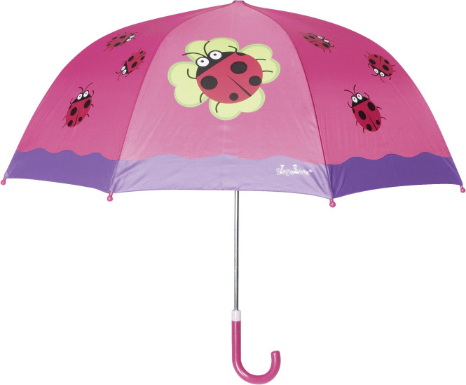 Playshoes Regenschirm Glückskäfer (pink)