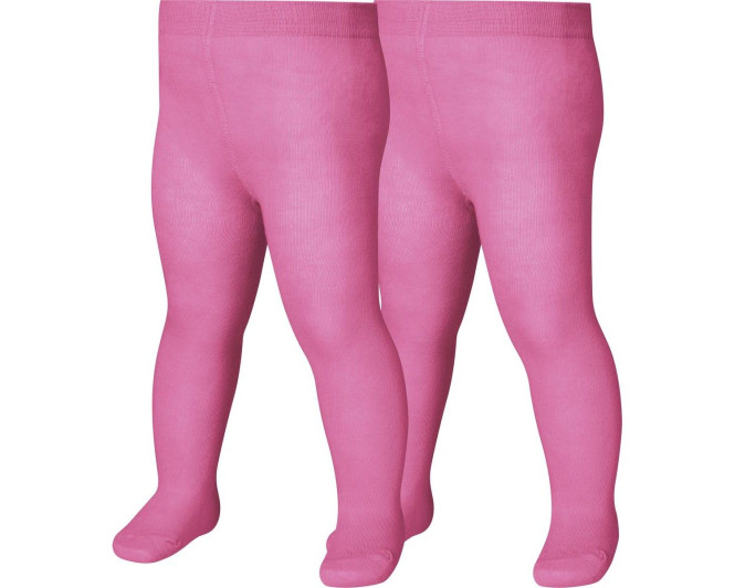 Playshoes Thermo-Strumpfhose uni Doppelpack, Größe: 86/92, Farbe: pink