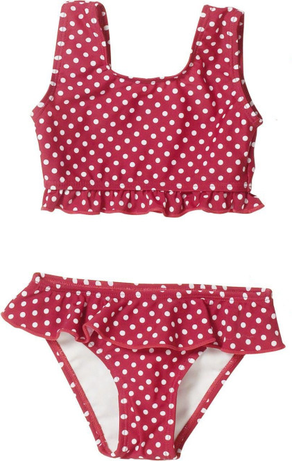 Playshoes UV-Schutz Bikini Punkte, Größe 110/116, in rot