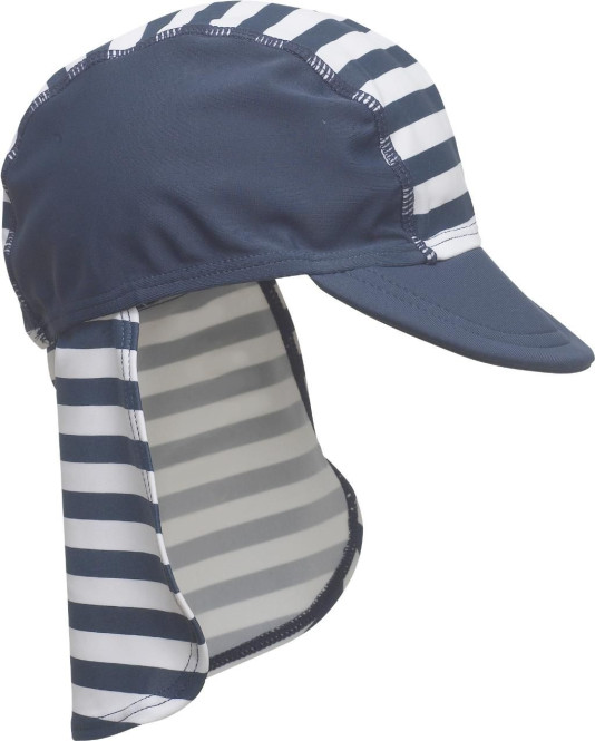 Playshoes UV-Schutz Mütze maritim, Größe 49 cm, Farbe: marine/weiß