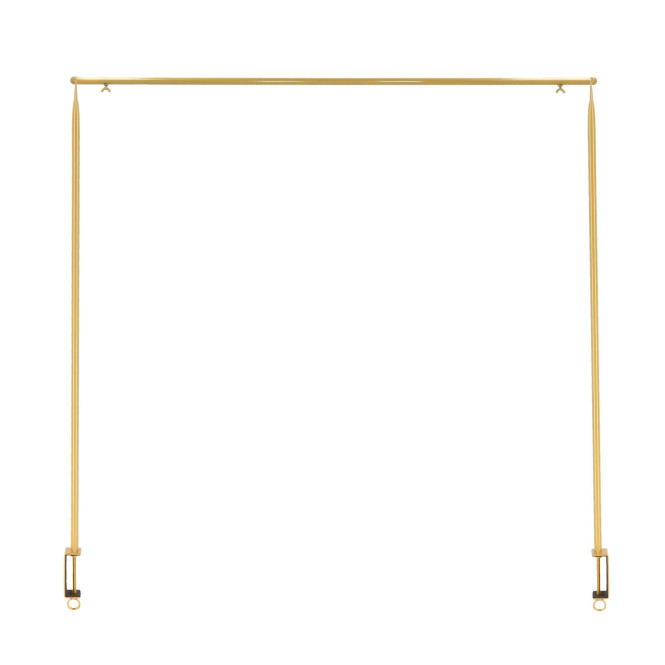 Rivanto® Goldene Tischklemme 117,7 x 0 x 211,5 cm Stahl, Gold
