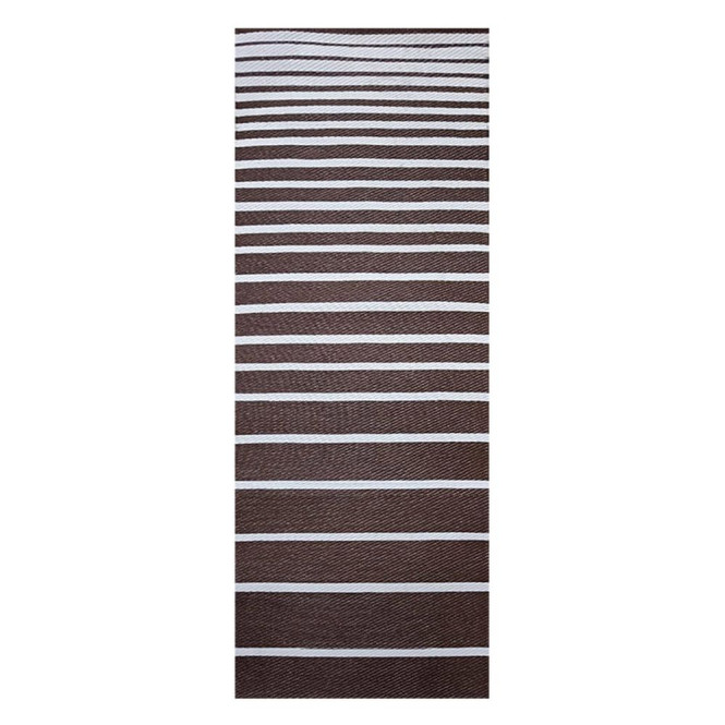 Rivanto® Balkonteppich Barcode 68,5 x 197,5 cm aus Kunststoff, Schuhmatte/Tischuntersetzer für Terrasse & Balkon, Terrassenteppich