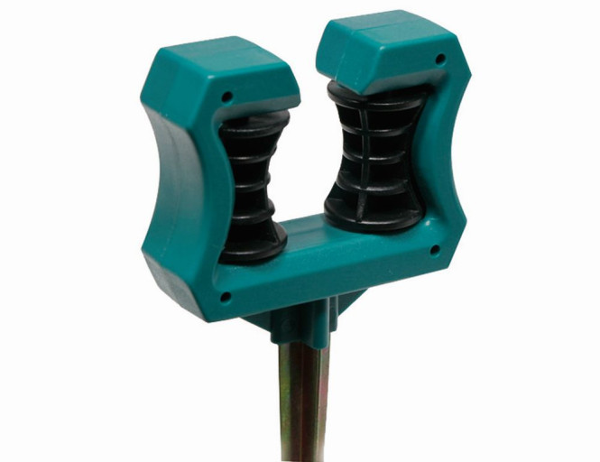 SIENA GARDEN Schlauchführungspflock mit Metallspieß, Farbe: schwarz/grün aus Kunststoff