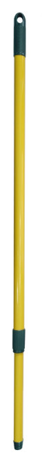 Steuber Ausziehbarer Teleskopstiel - kombinierbar mit 5 Aufsätzen, 87 bis 147 cm, Stahl, grün-gelb