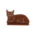 Katze liegend 