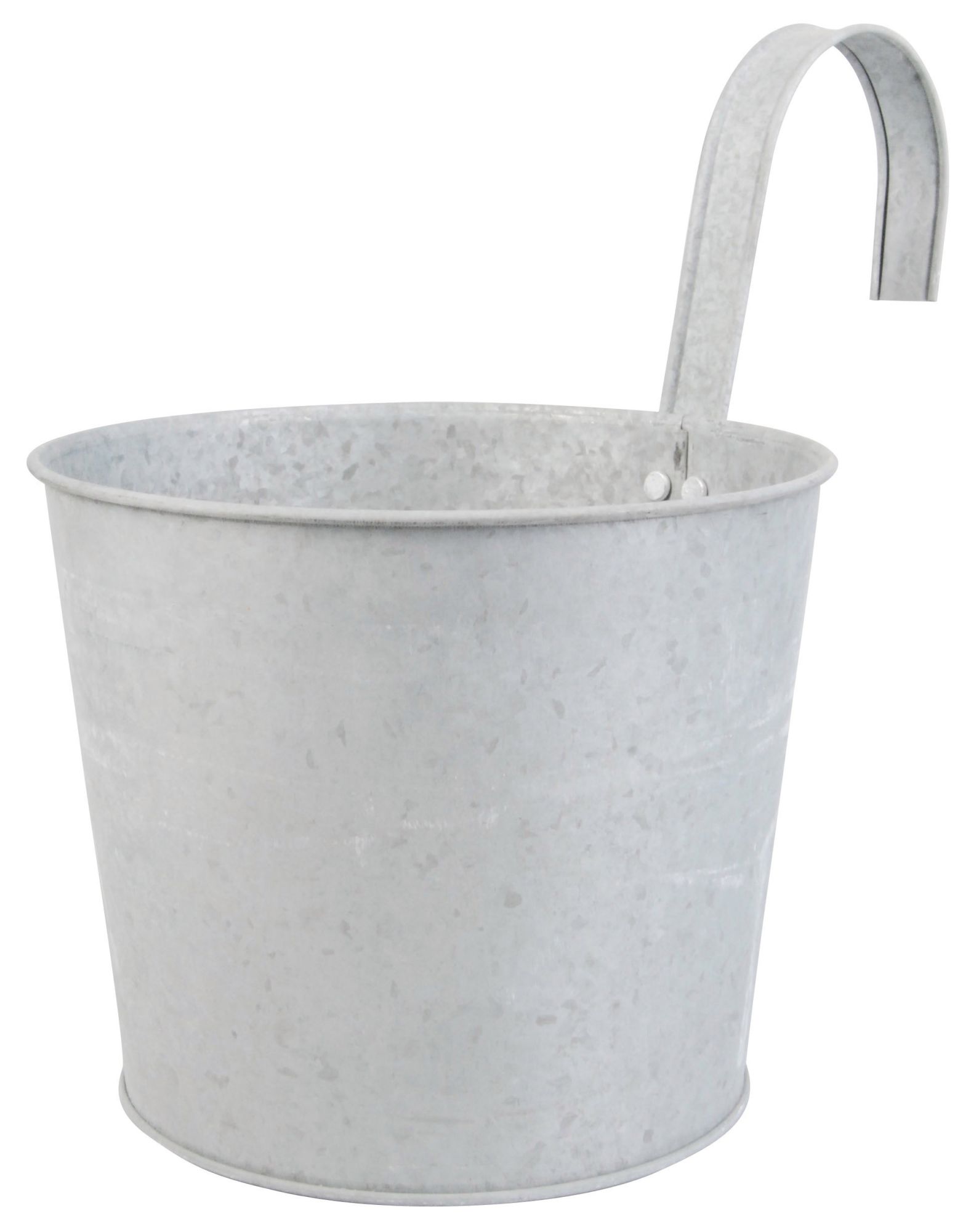 Esschert Design Gartenwanne, Pflanzwanne in grau aus verzinktem Metall, 30  Liter, ca. 47,5 cm x 38,4 cm x 26,2 cm