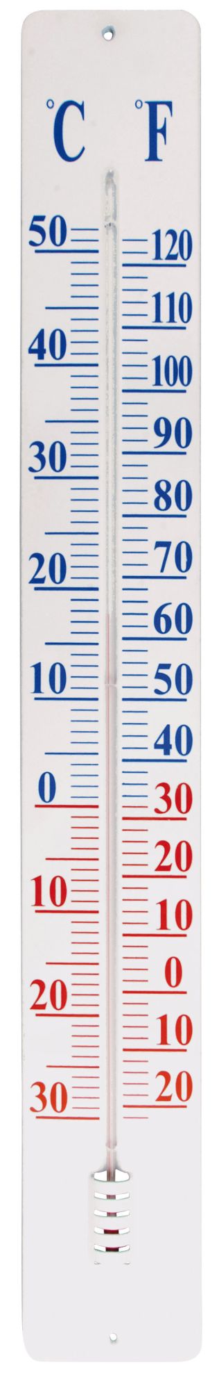 Esschert Design Thermometer, Temperaturmesser, Anzeige in Celsius, ca. 12  cm x 90 cm