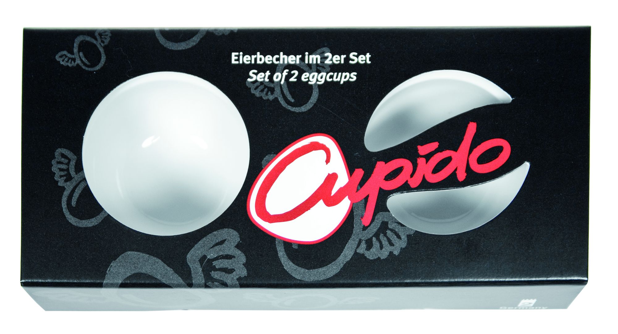 4 Stück Eierbecher Aus Porzellan Mit Unterteller - Spülmaschinenfest Für Gekochte Eier